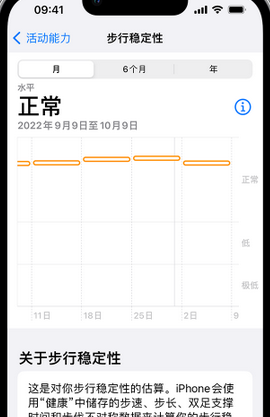 钟楼iPhone手机维修如何在iPhone开启'步行稳定性通知'