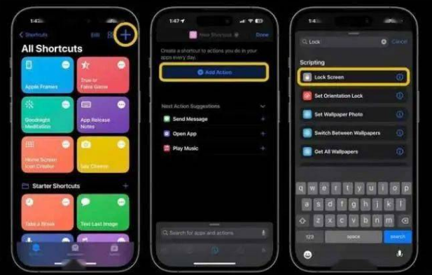 钟楼苹果14锁屏维修店分享iPhone14升级iOS16.4后如何创建锁屏快捷方式 